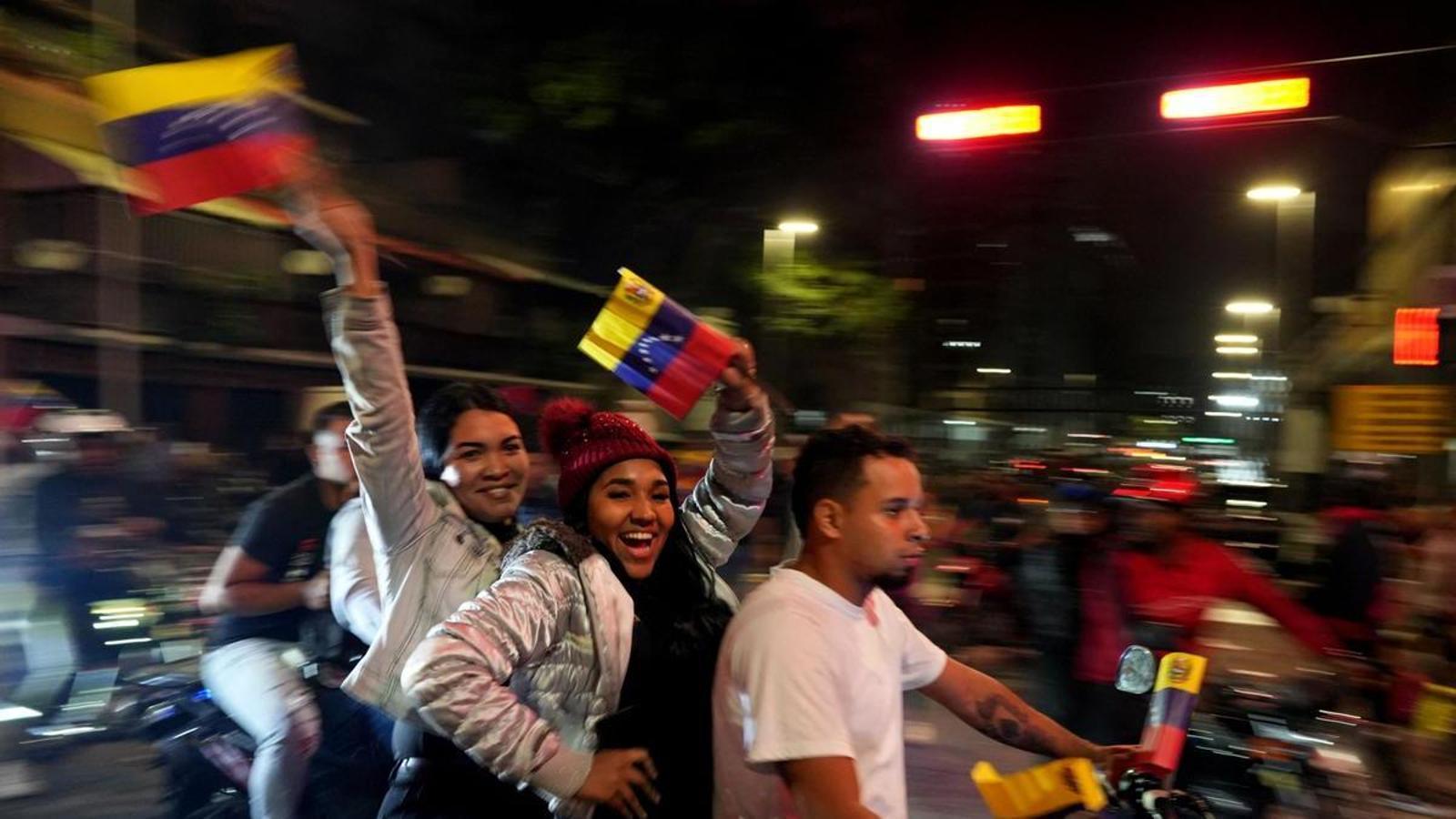Seguidores de Nicolas Maduro